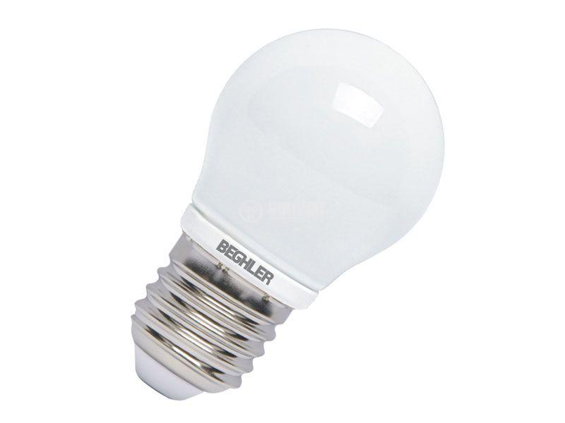 LED лампа BA18-0420, 4W, 220-240VAC, E27, топлобяла